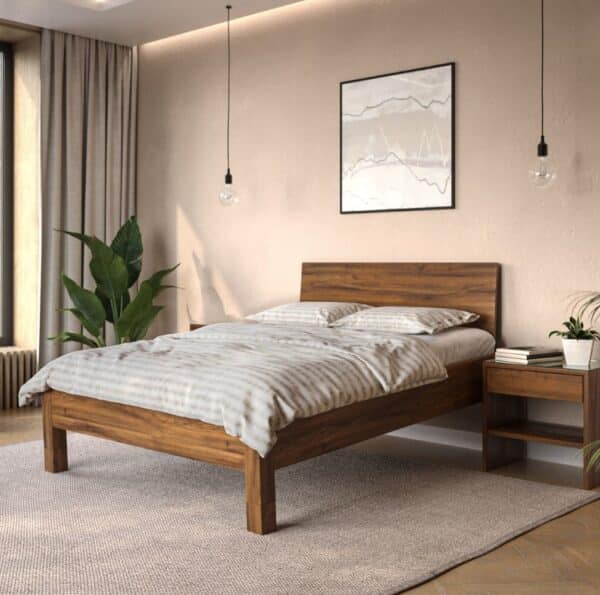 SAMINA Healthy Sleep System + Solid Wood Bed Frame (KING)