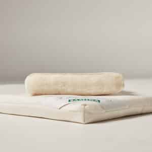 wool mattress topper with cross cut